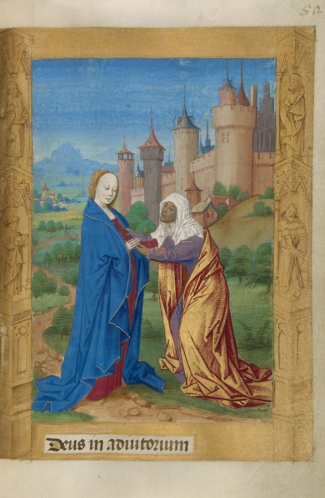 The Visitation by Master of Guillaume Lambert