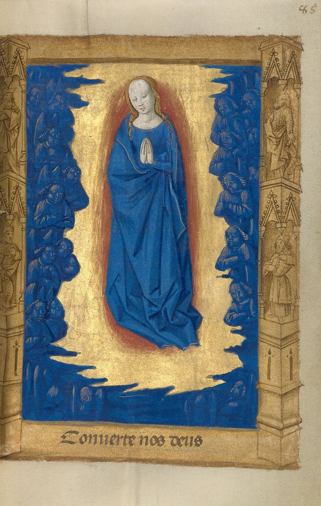 The Virgin in a Glory of Angels by Master of Guillaume Lambert