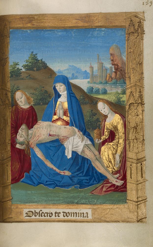 The Pietà by Master of Guillaume Lambert