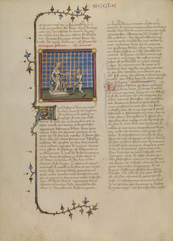 Solomon and a Soldier by Master of Jean de Mandeville
