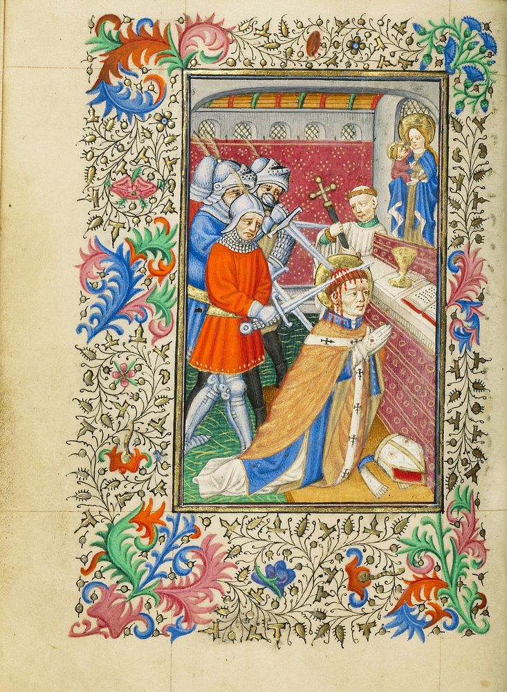 The Martyrdom of Saint Thomas Becket by Master of Sir John Fastolf