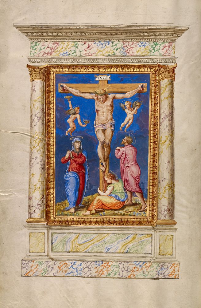 The Crucifixion by Fra Vincentius a Fundis