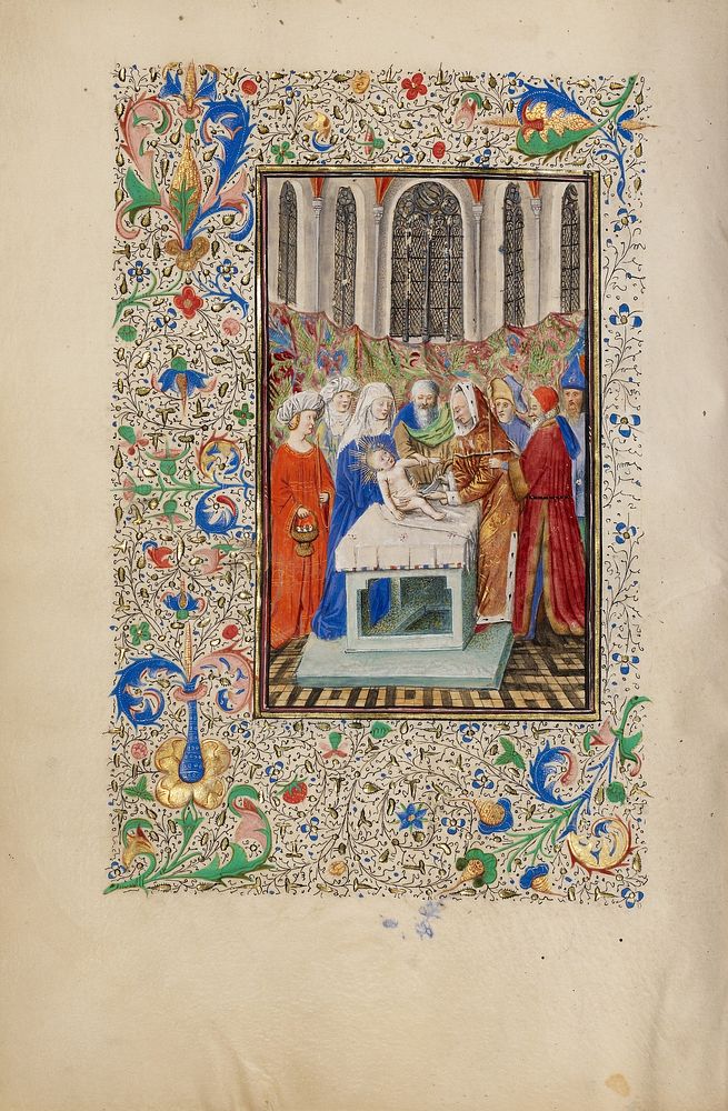 The Circumcision by Master of the Llangattock Hours