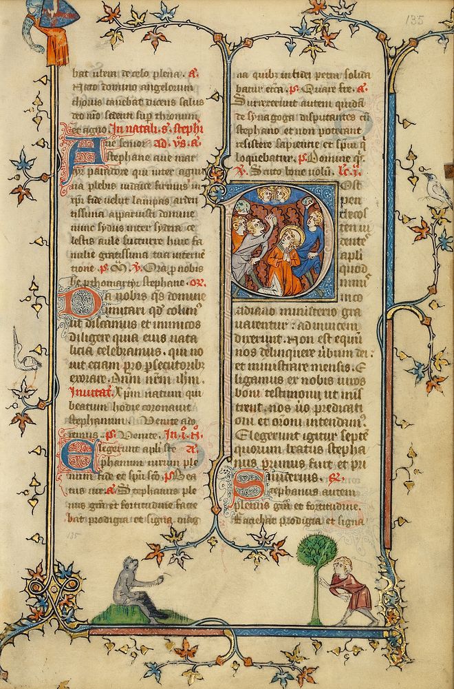 Initial P: The Stoning of Saint Stephen
