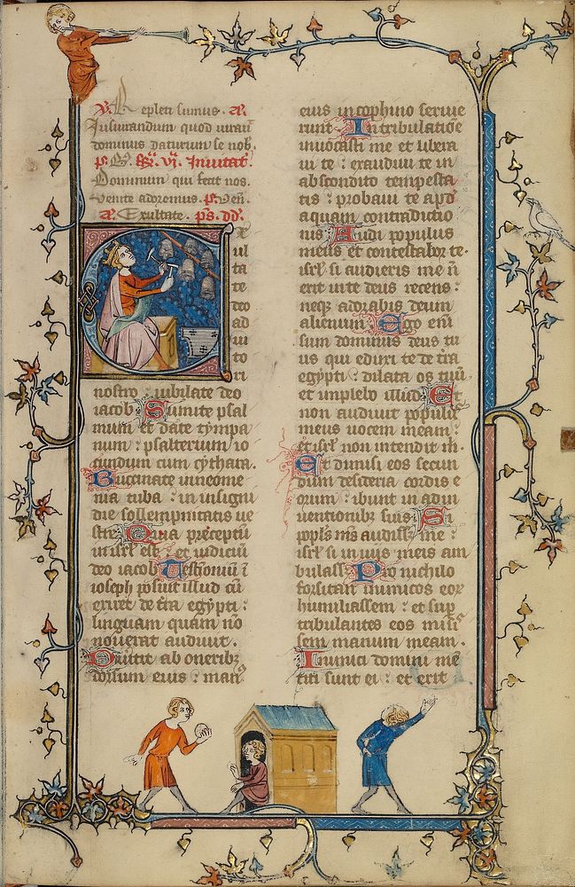 Initial E: David Playing the Bells