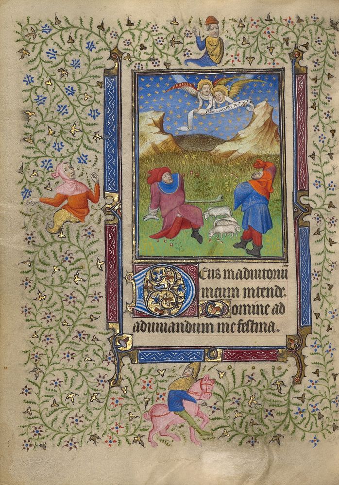 The Annunciation to the Shepherds by Egerton Master
