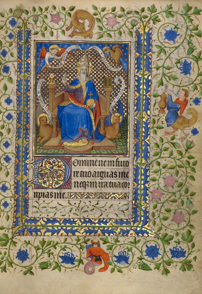 The Lord Enthroned between the Altars of the New and Old Law by Boucicaut Master