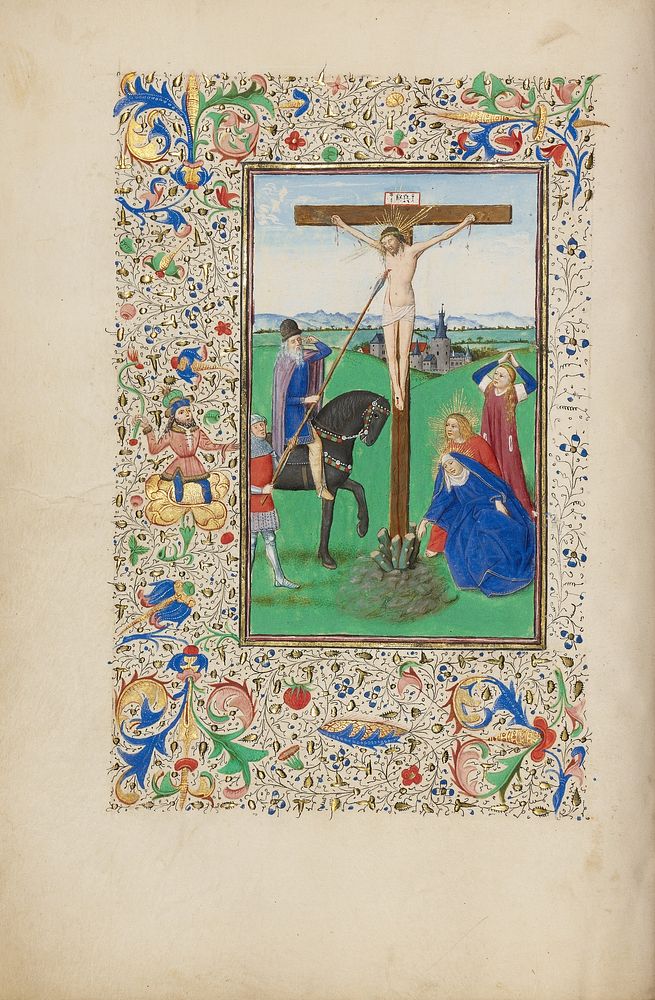 The Crucifixion by Master of the Llangattock Hours