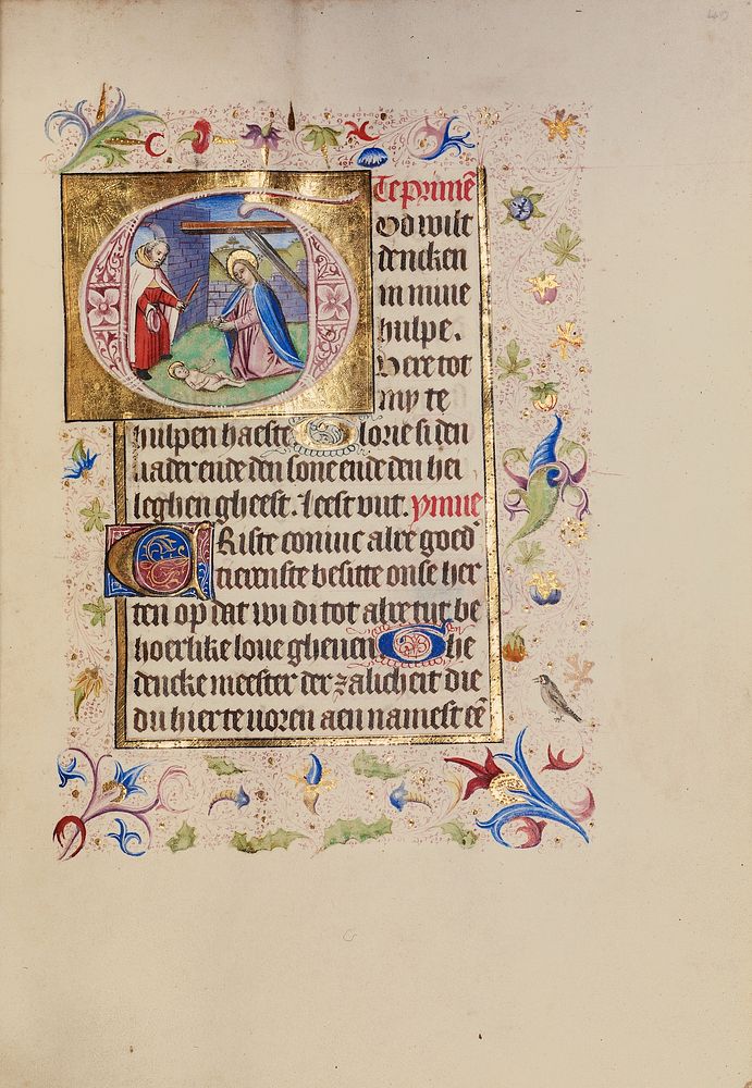 Initial G: The Nativity