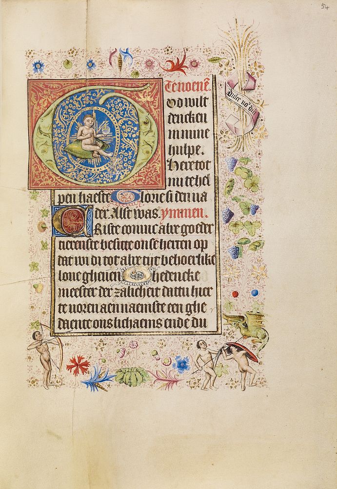 Initial G: The Christ Child Holding an Orb