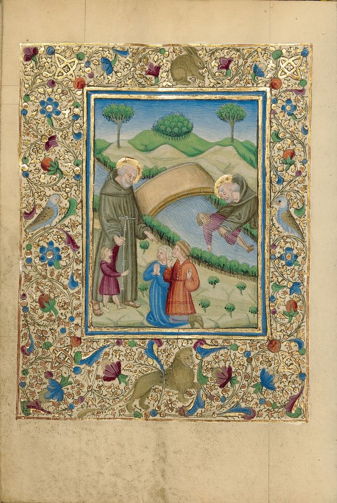 Saint Bernardino of Siena Rescuing Boys from a River