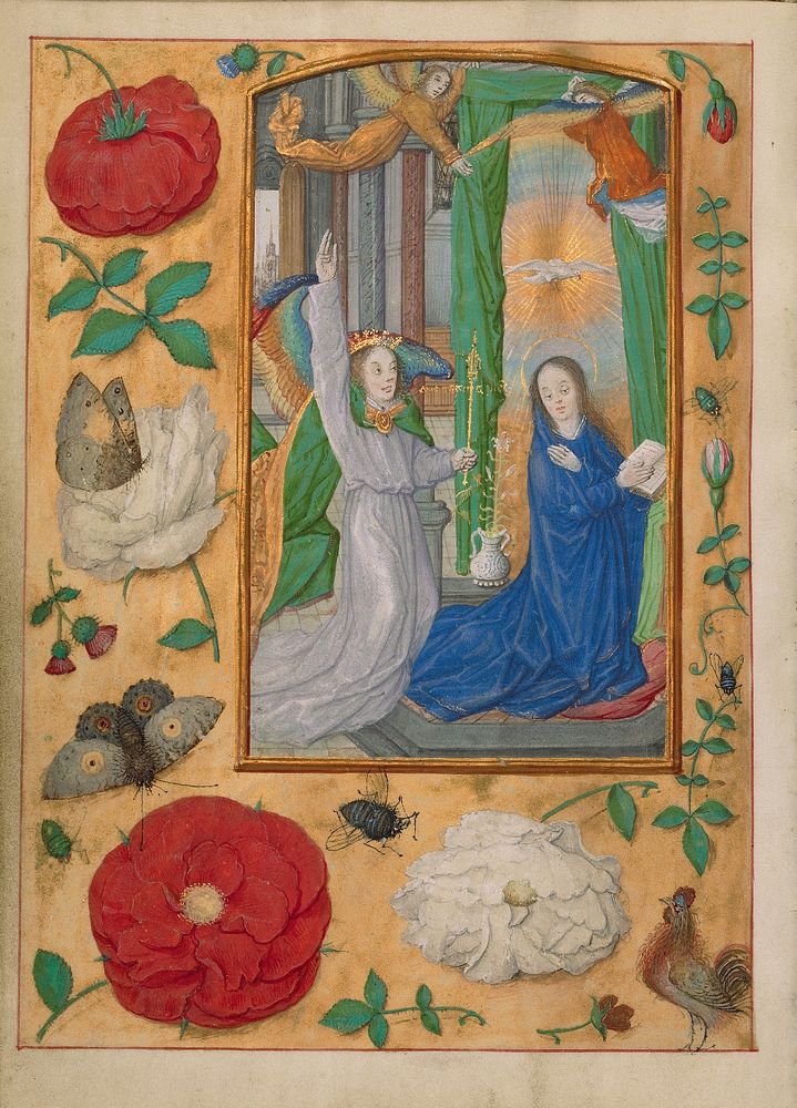 The Annunciation by Gerard Horenbout