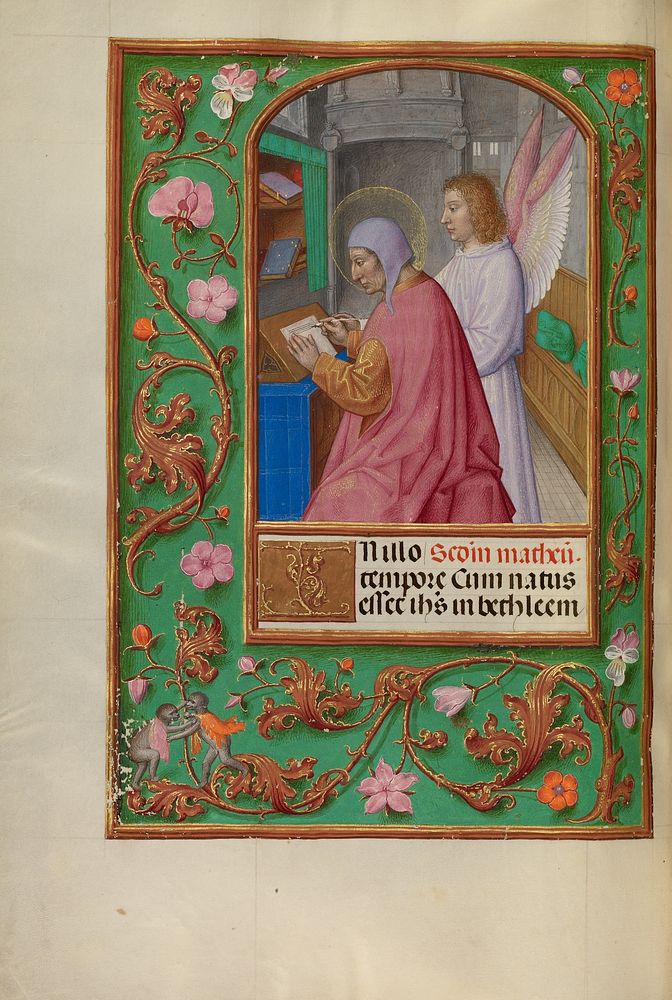Saint Matthew by Master of the First Prayer Book of Maximilian