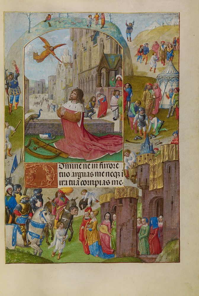 David in Prayer by Master of the Lübeck Bible