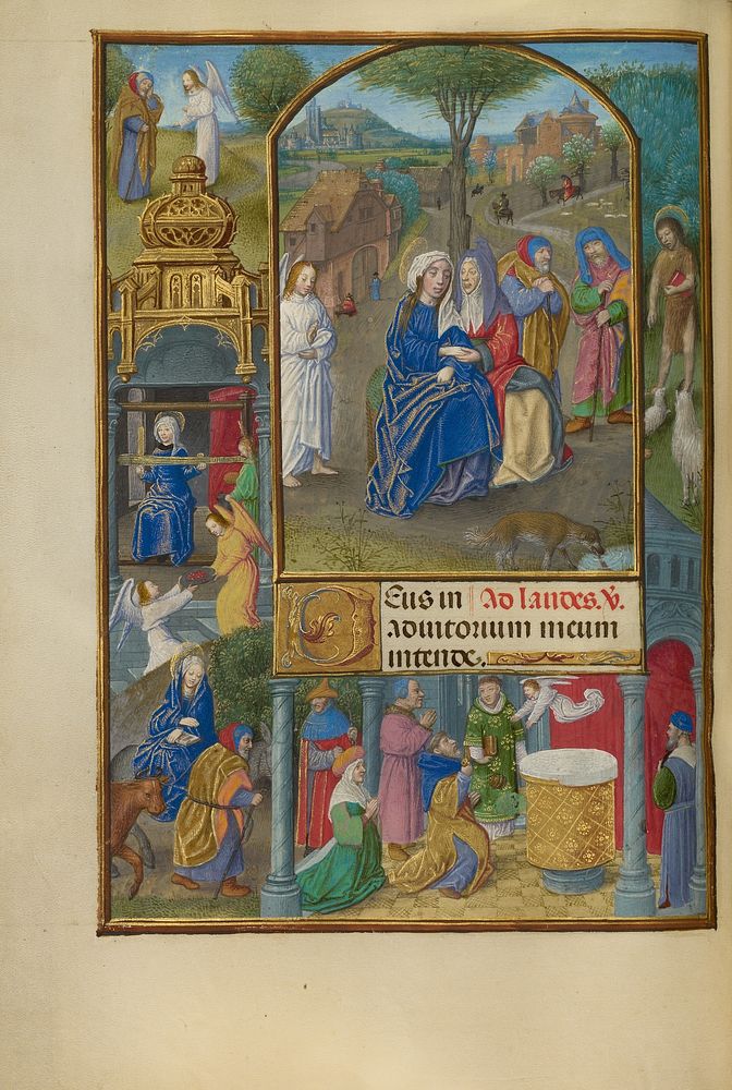 The Visitation by Master of the Dresden Prayer Book