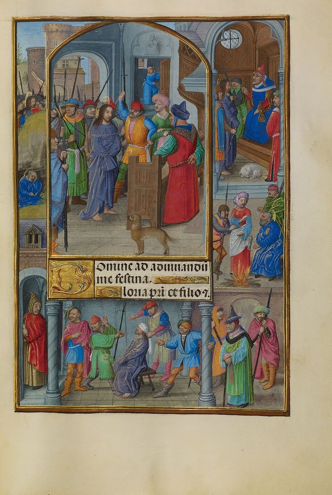 Christ before Annas by Master of the Dresden Prayer Book