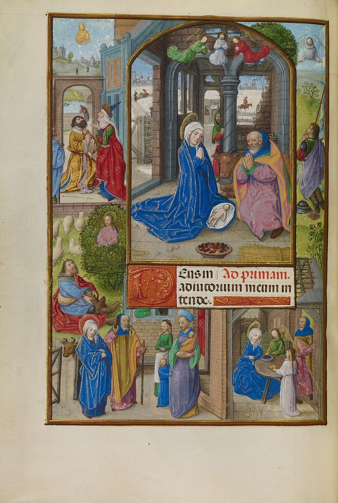 The Nativity by Master of the Dresden Prayer Book