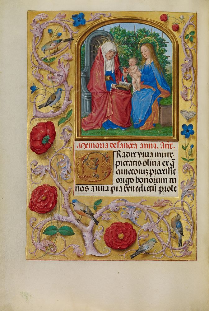 The Virgin and Child with Saint Anne by Master of James IV of Scotland