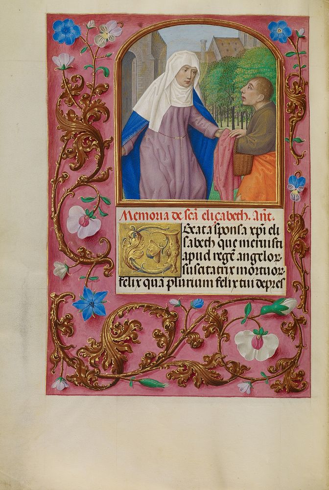 Saint Elizabeth by Master of the First Prayer Book of Maximilian