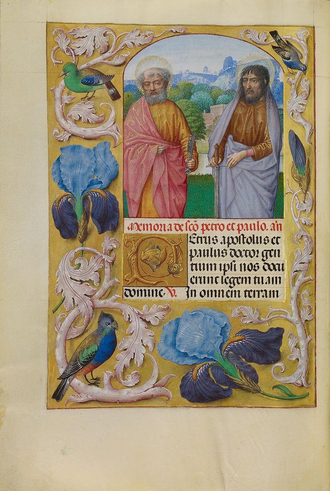 Saints Peter and Paul by Master of the First Prayer Book of Maximilian