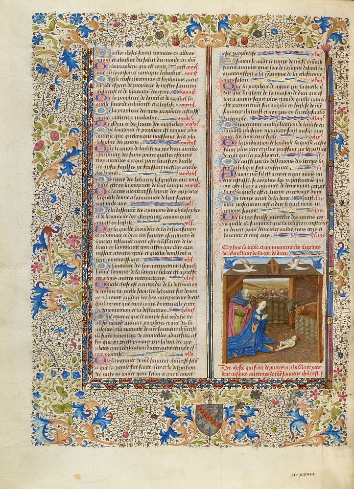 The Adoration of the Christ Child by Master of the Oxford Hours