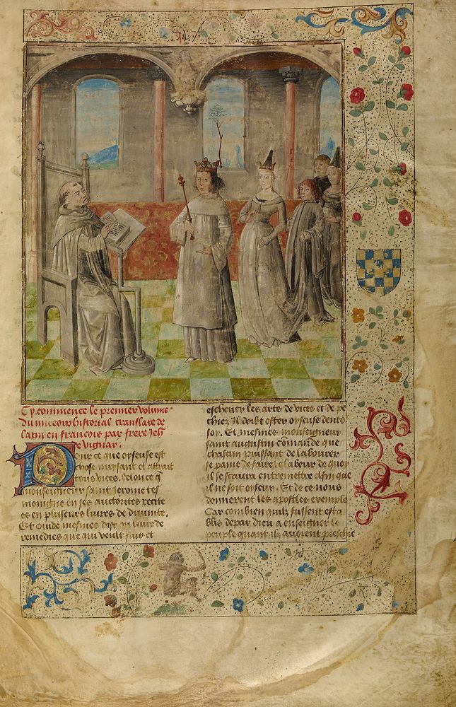 Louis IX Visiting Vincent of Beauvais
