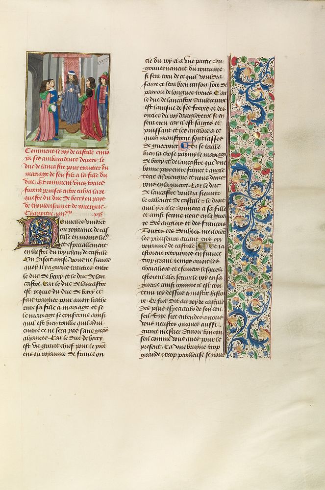 The King of Castile Sending a Messenger to John of Gaunt to Negociate the Marriage of his Son