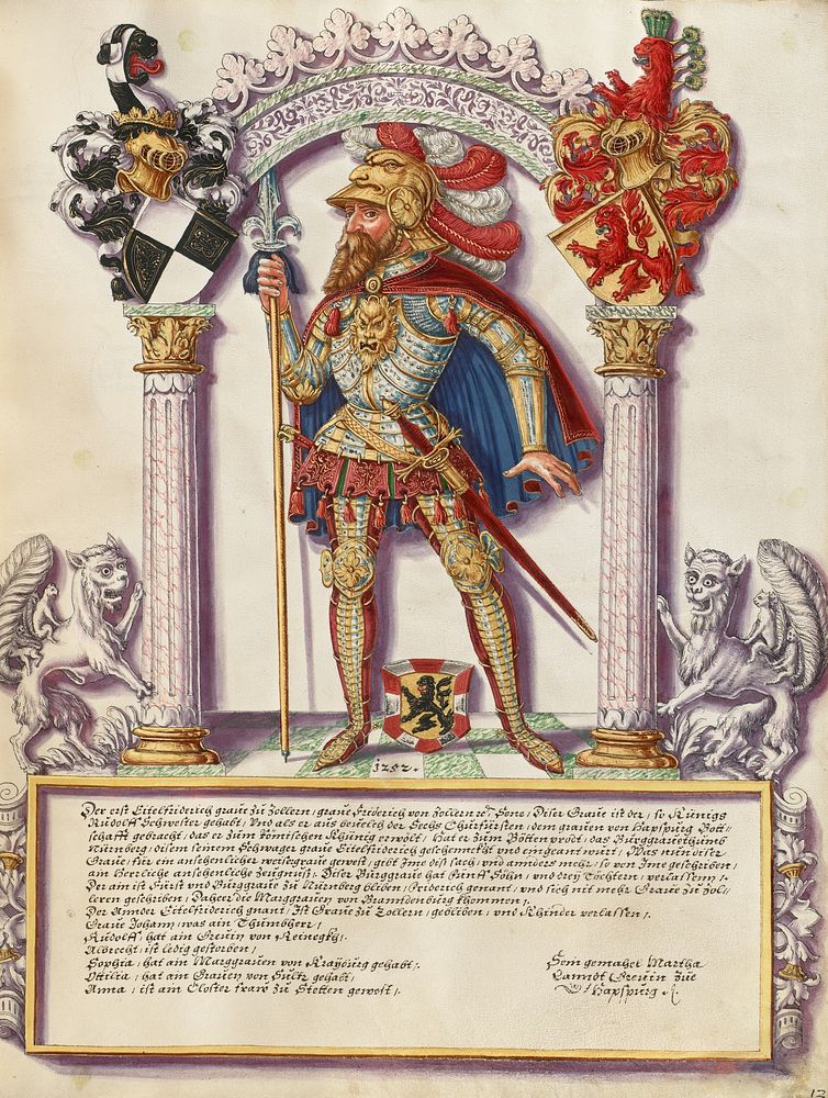 Eitelfriedrich I Hohenzollern by Jörg Ziegler