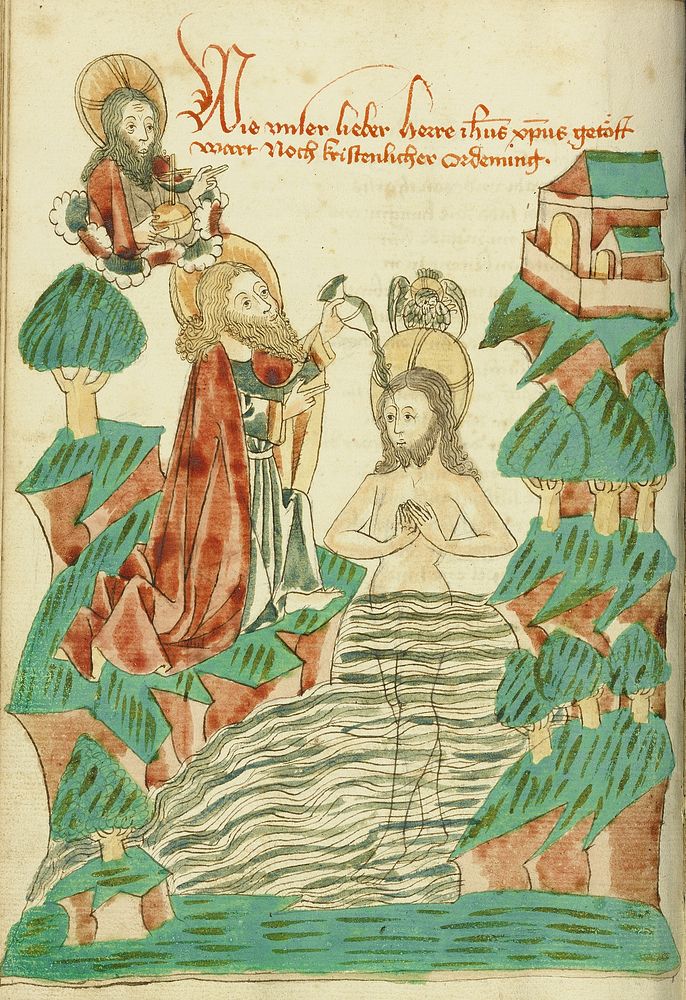 Baptism of Christ by Hans Schilling and Diebold Lauber