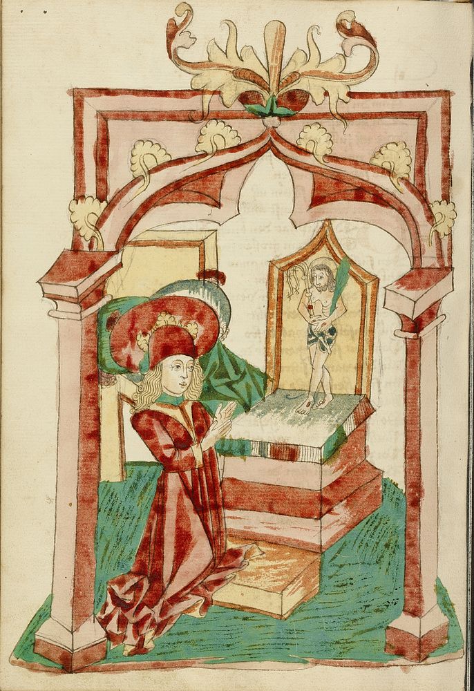 Josaphat Kneels before an Altar with the Man of Sorrows by Hans Schilling and Diebold Lauber