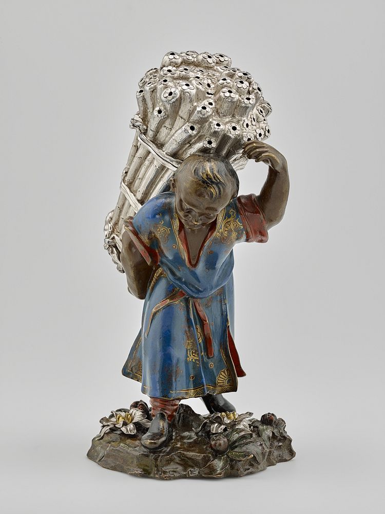 One of a pair of Decorative Figures by Étienne Simon Martin and Guillaume Martin