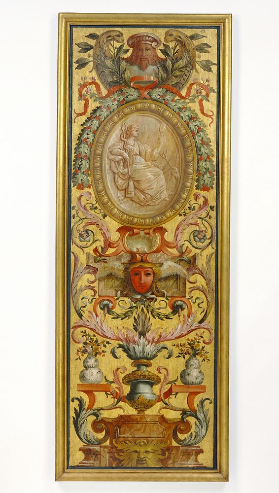 One painted panel