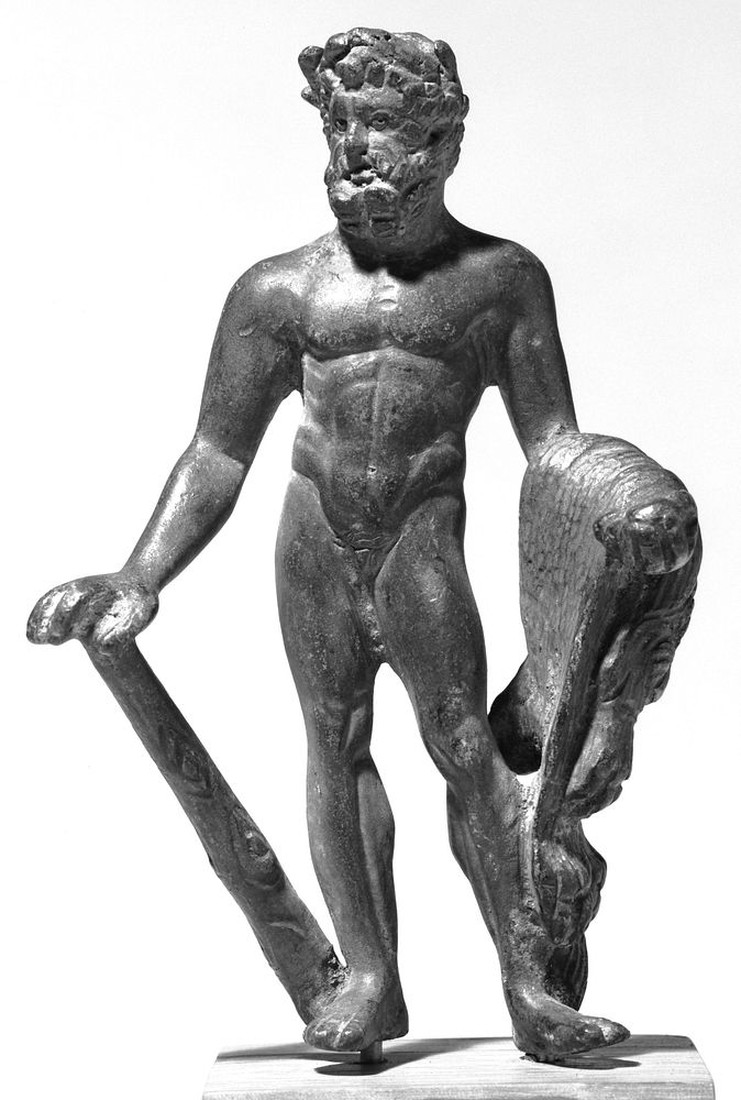 Statuette of Hercules Holding the Apples of the Hesperides