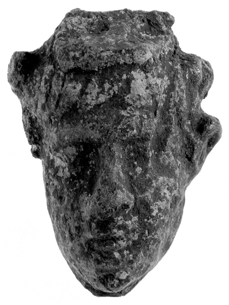 Votive Statuette of a Male Head