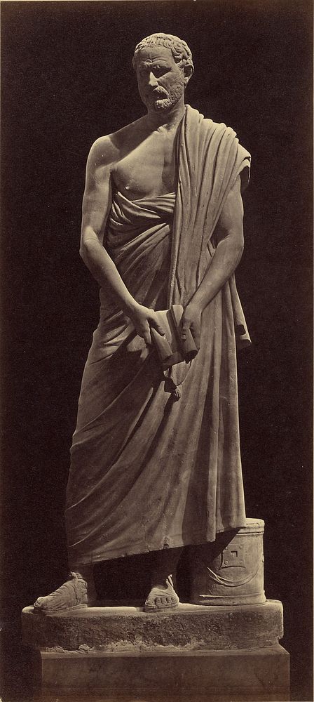 Statue of Demosthenes - Vatican Museum by Robert Macpherson