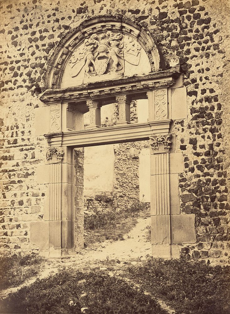Porte de Chateau de Montrond, Près de la Station de Ce Nom by Auguste Hippolyte Collard