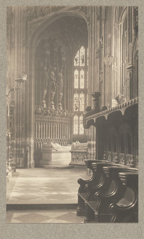 Westminster Abbey, Chapel of Henry VII by Frederick H Evans