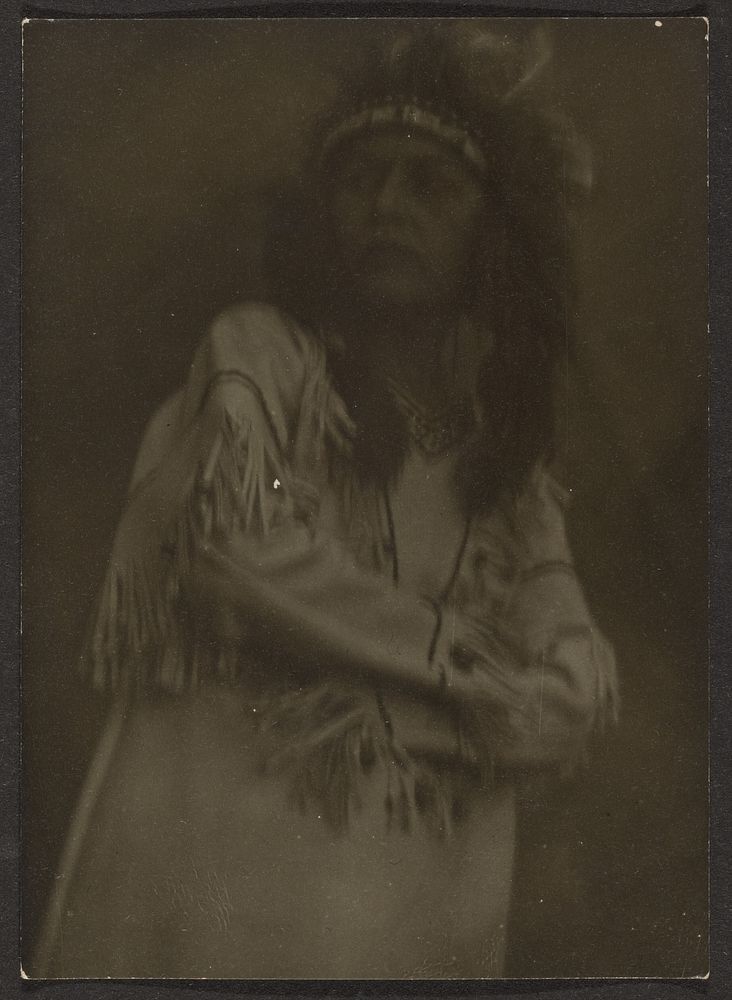 Woman Dressed as Native American by Louis Fleckenstein