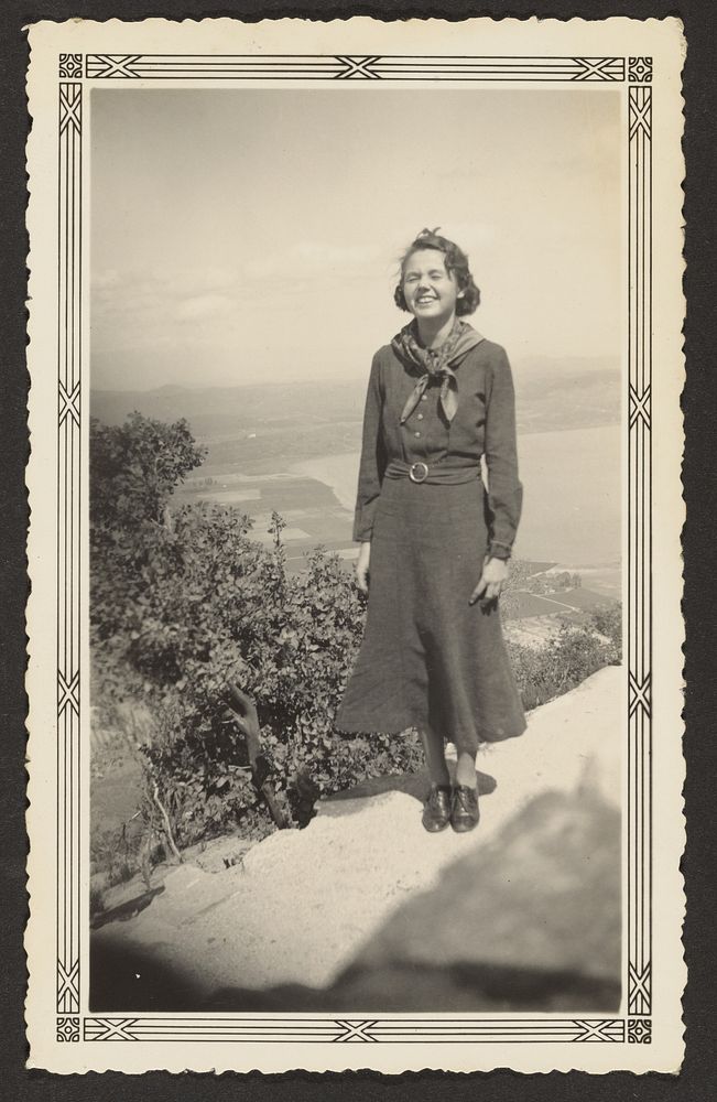 Woman on Hill by Louis Fleckenstein