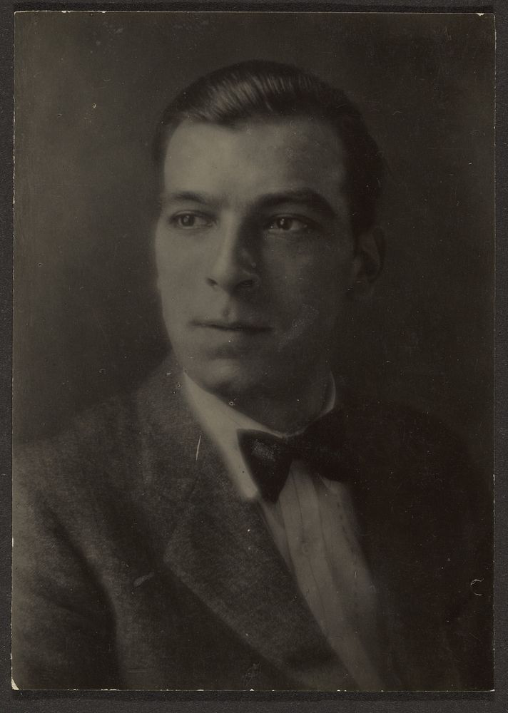 Young Man with Bow Tie by Louis Fleckenstein
