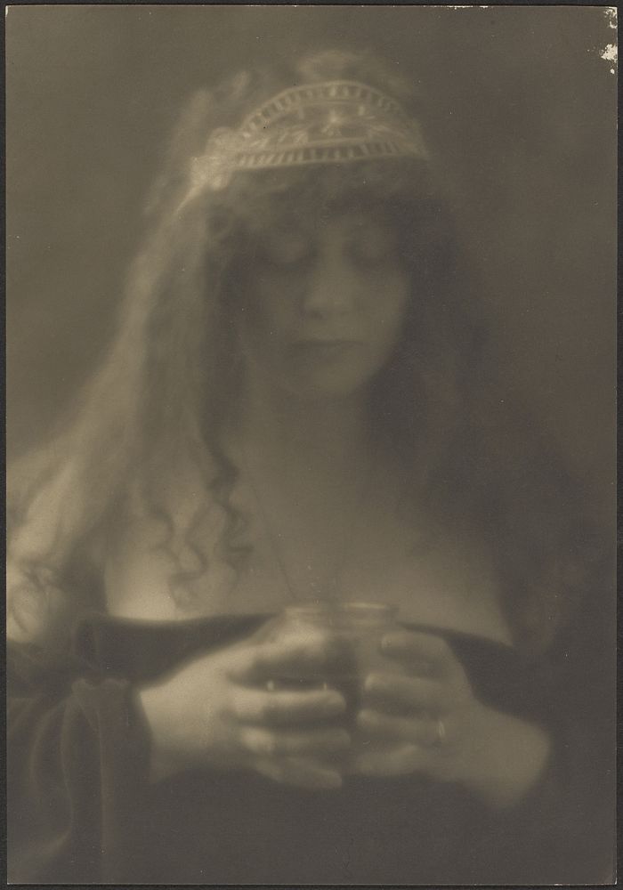 Woman Holding Vase by Louis Fleckenstein