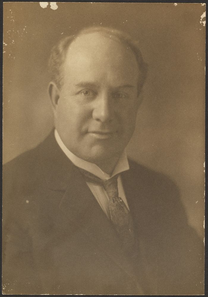 Portrait of Balding Man by Louis Fleckenstein