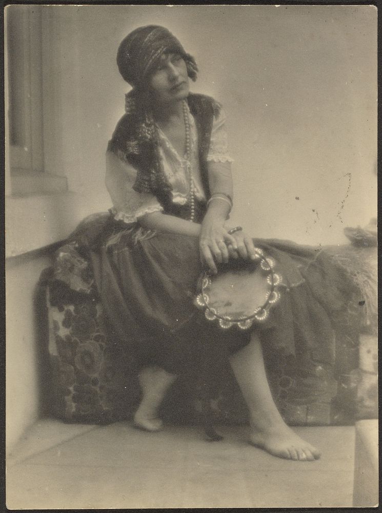 Gypsy Dancer Seated by Louis Fleckenstein