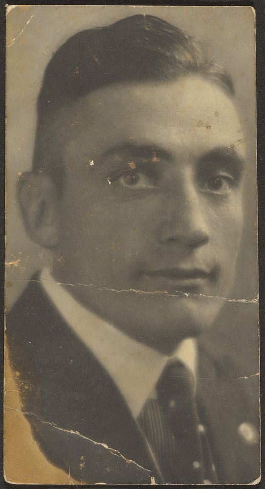 Portrait of a Man with Spotted Tie by Louis Fleckenstein