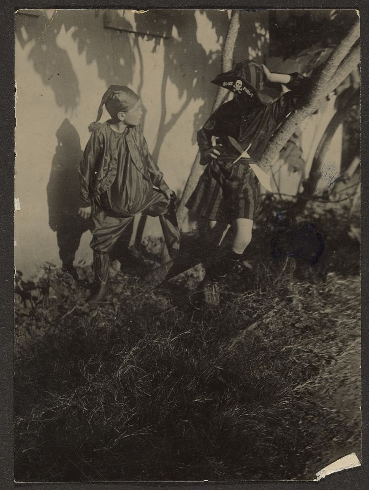 Boys Dressed Up as Pirates by Louis Fleckenstein