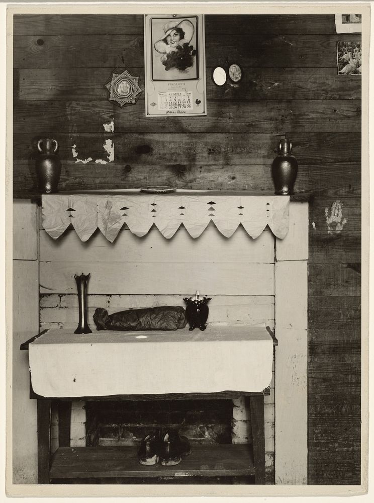 Bedroom of Floyd Burroughs' Home, Hale County, Alabama by Walker Evans