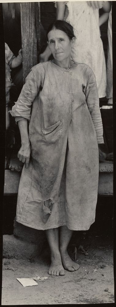 Sharecropper's Wife, Hale County, Alabama / Mrs. Frank Tengle, Wife of a Cotton Sharecropper, Hale County, Alabama / Sadie…