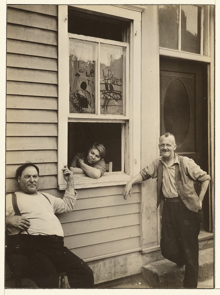 Ossining: New York: 1932 / People in Summer, New York State Town / Town People, Ossining, New York by Walker Evans