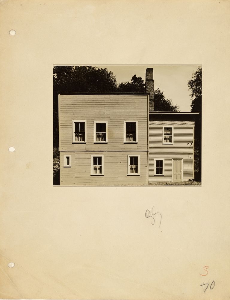 Connecticut Frame House by Walker Evans