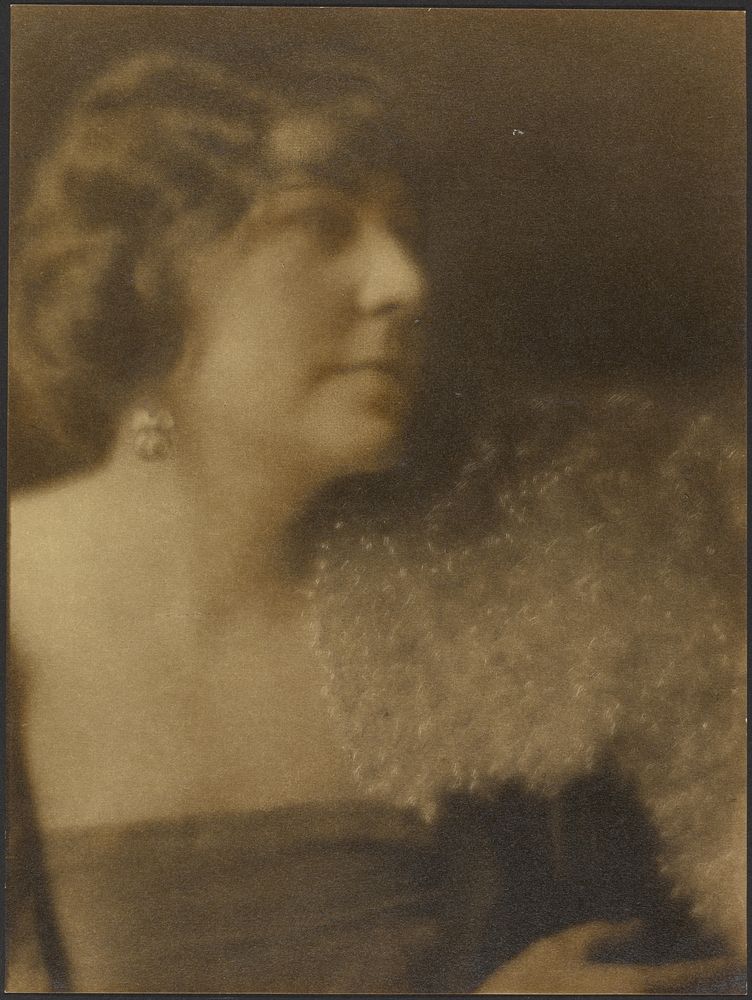 Portrait of a Woman with Flowers by Louis Fleckenstein